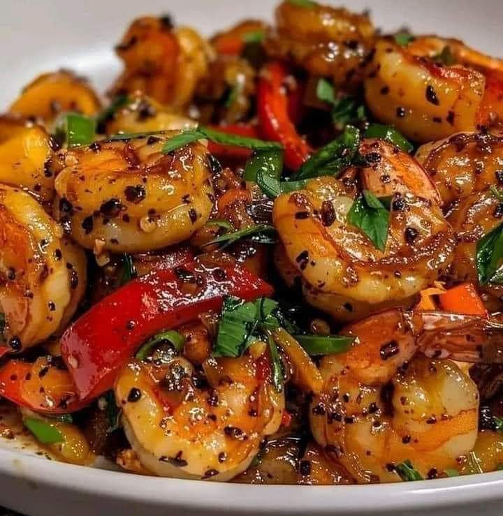 *438. Shrimp Pepper Stir Fry