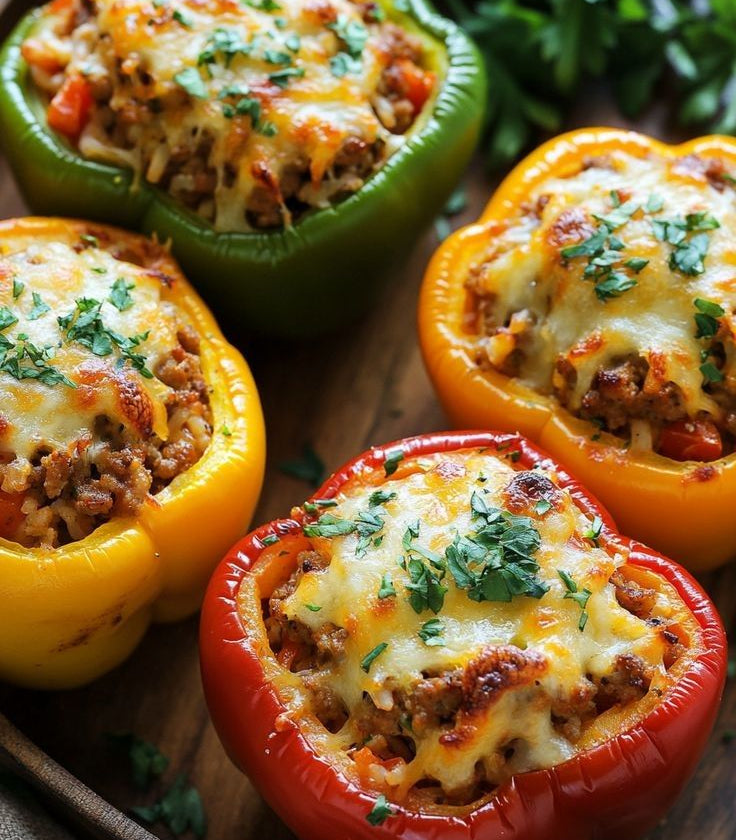 *422. Beef Stuffed Peppers