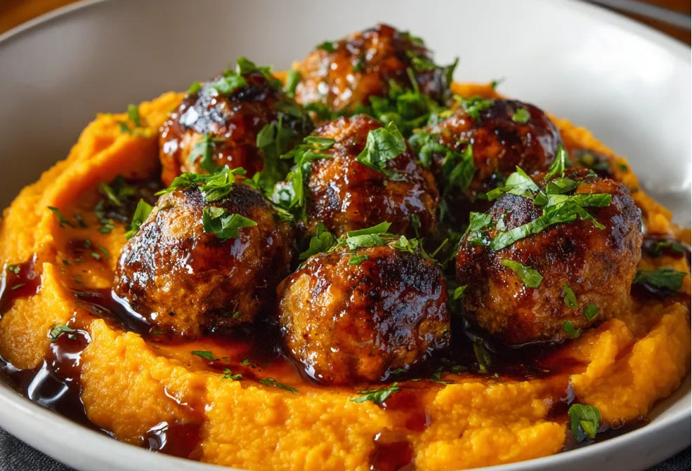 *442. Balsalmic Beef Meatballs