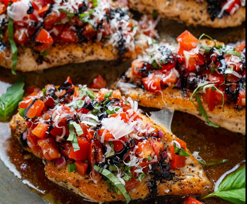 *340. Bruschetta Chicken