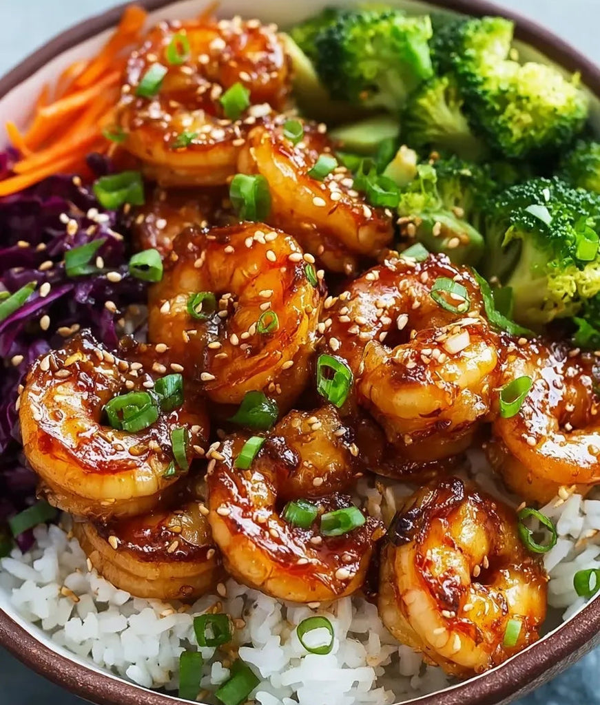 *434. Honey Garlic Shrimp Bowl