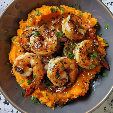 *416. Spiced Honey Shrimp