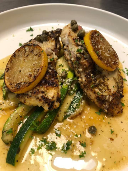 *53. Lemon Herb Chicken Piccata