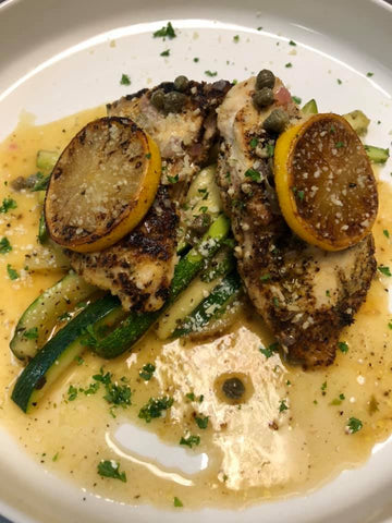 *53. Lemon Herb Chicken Piccata