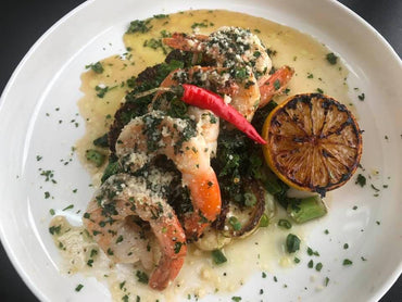 *243. Cilantro Butter Shrimp