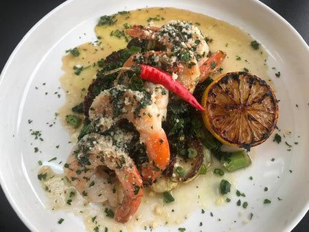 *243. Cilantro Butter Shrimp