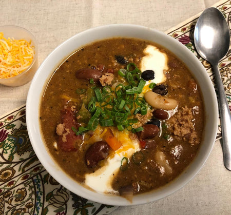 Three Bean Turkey Chili