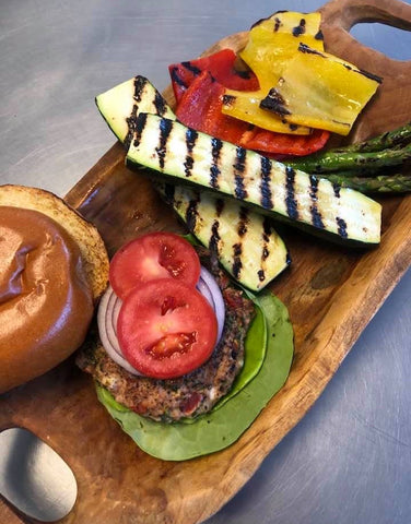 *301. Feta Turkey Burger